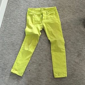 Highlighter denim skinny jeans